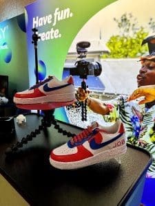 branded sneakers for tradeshows and events