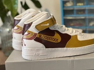 custom sneakers workplace logo