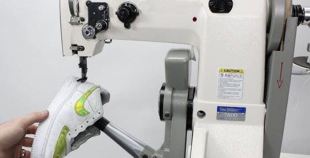 custom sewing on sneakers