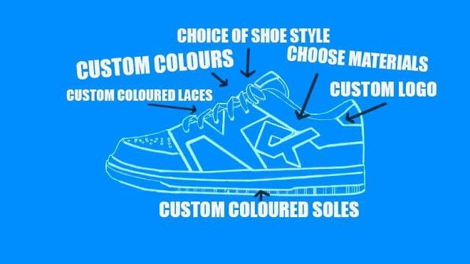 Custom Corporate Kicks shoes. Custom shoes for business