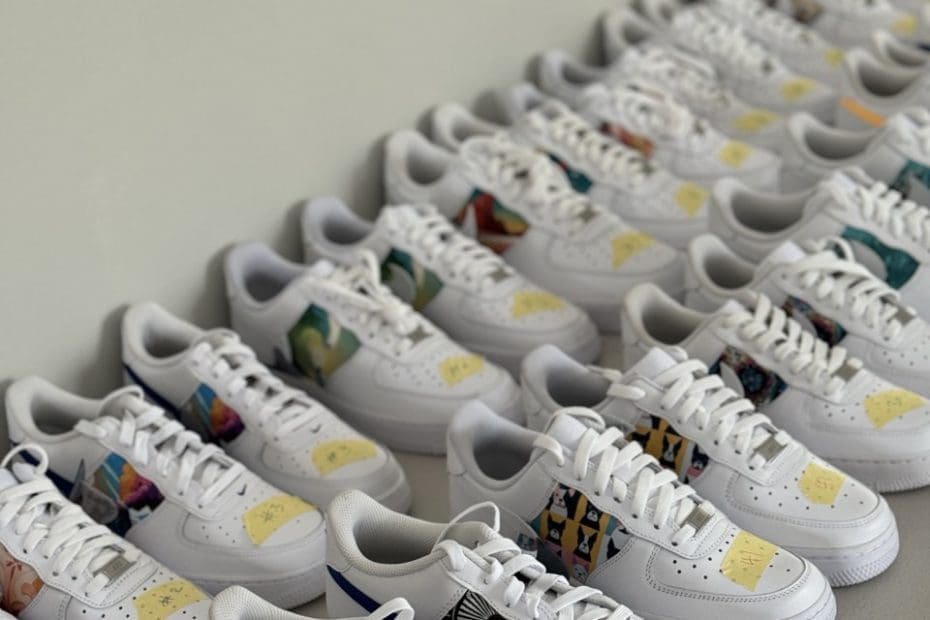 customised Nike shoes for corporate events