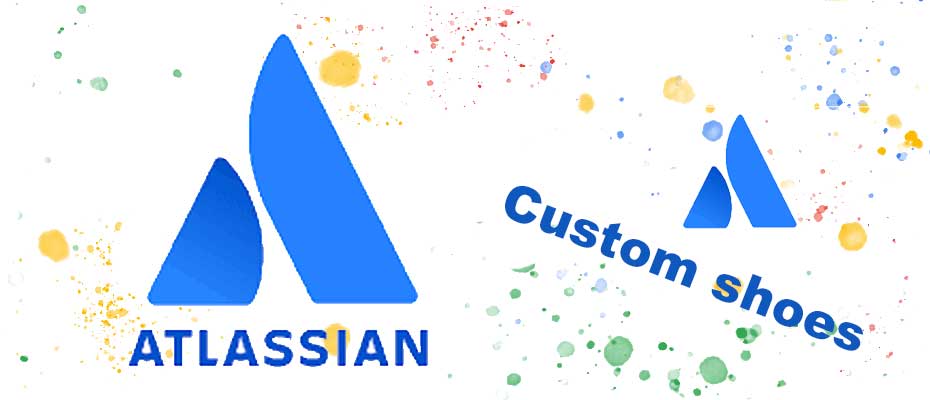 custom sneakers for businesses. Atlassian custom shoes