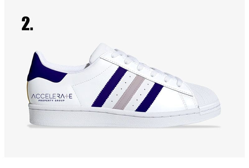 custom branded sneakers for business