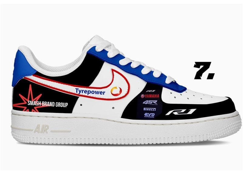 Aussie bike riders custom sneakers