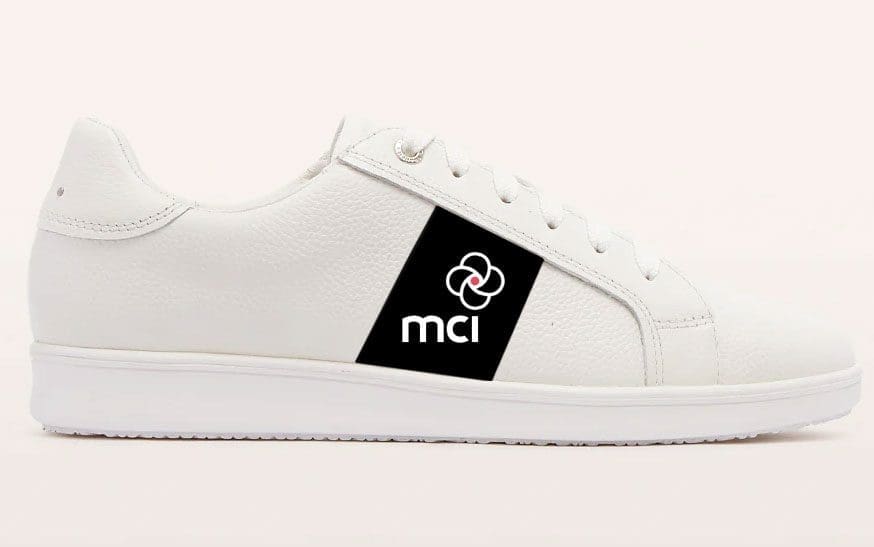 corporate branded custom work sneakers