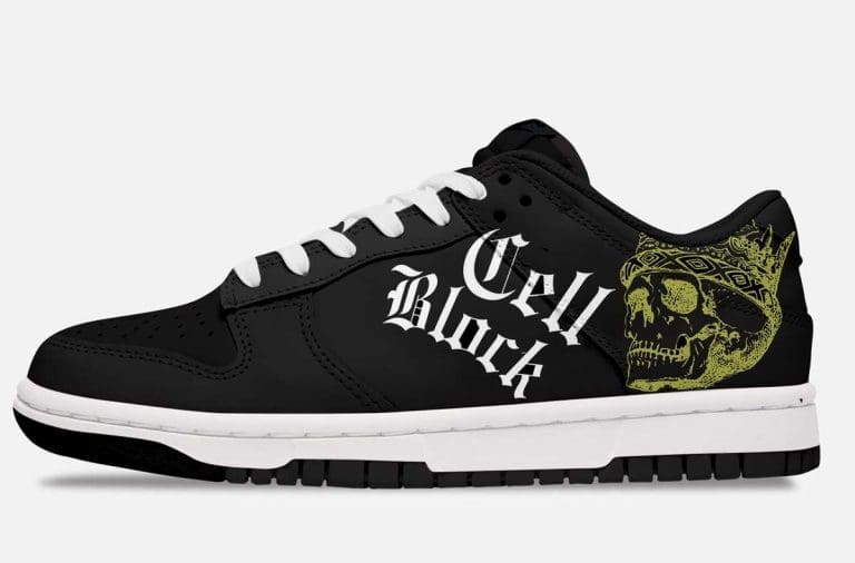 cell block clothing custom shoes