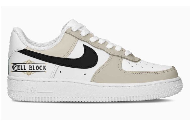 cell block clothing custom shoes